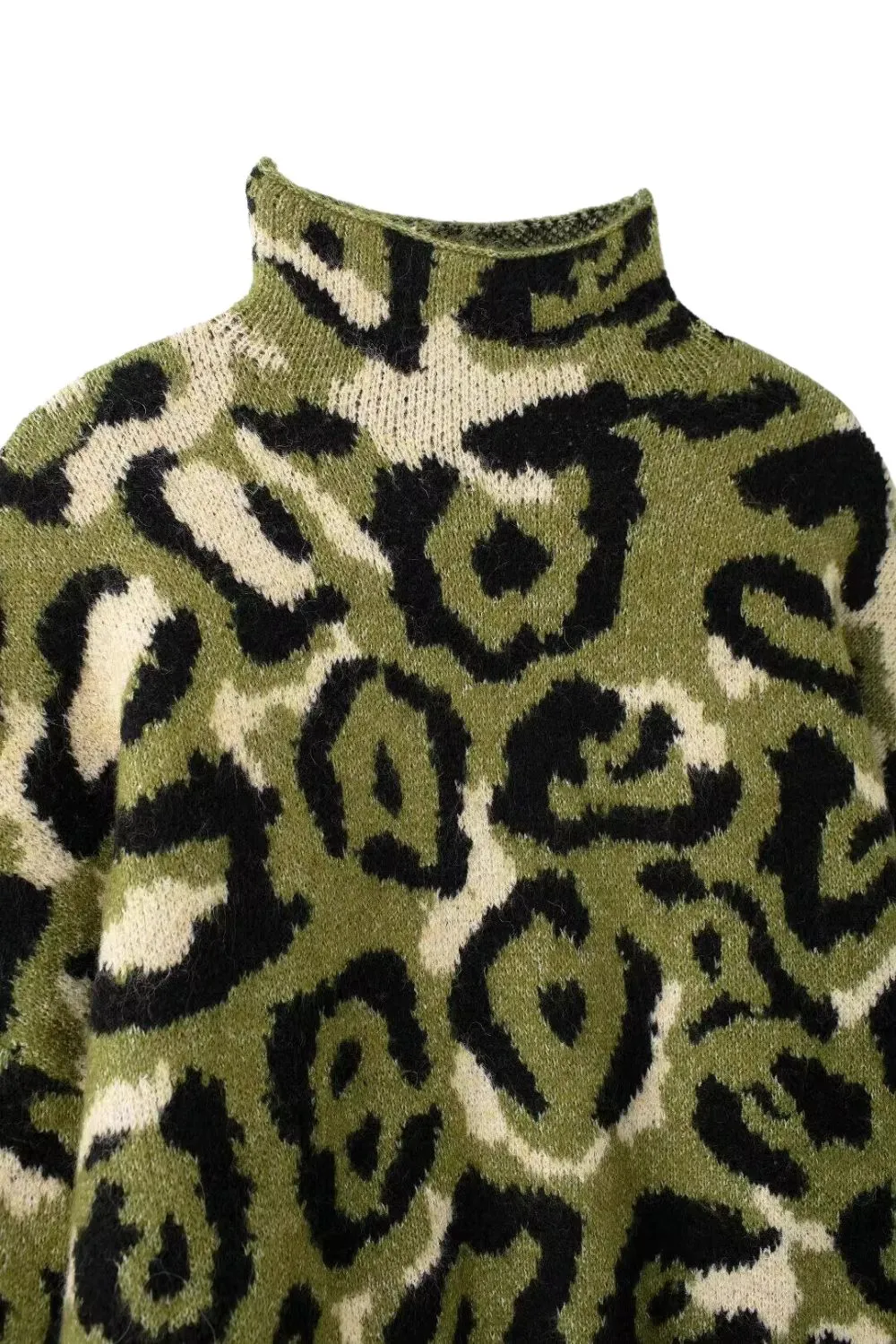 'Emilia 'Animal-Print Jacquard Knitwear