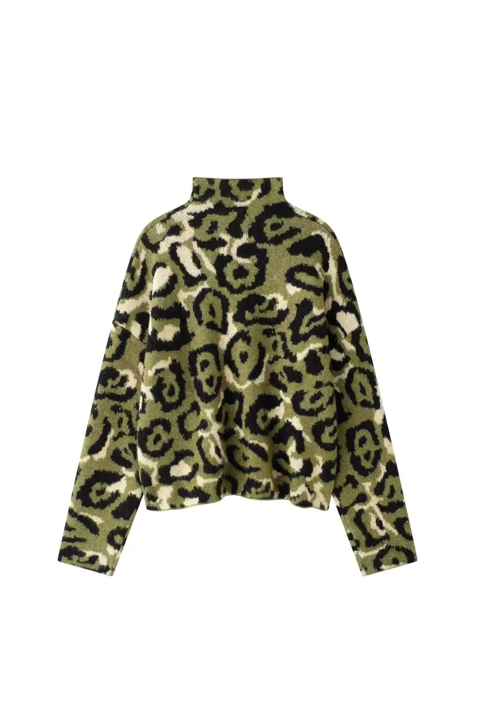 'Emilia 'Animal-Print Jacquard Knitwear