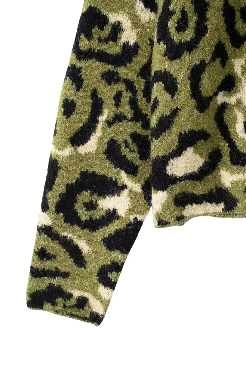 'Emilia 'Animal-Print Jacquard Knitwear