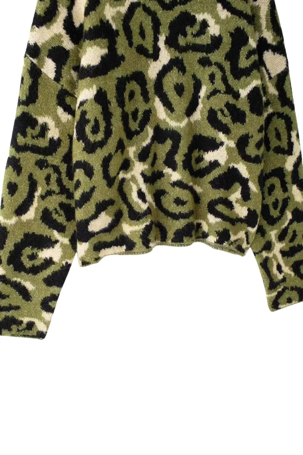 'Emilia 'Animal-Print Jacquard Knitwear