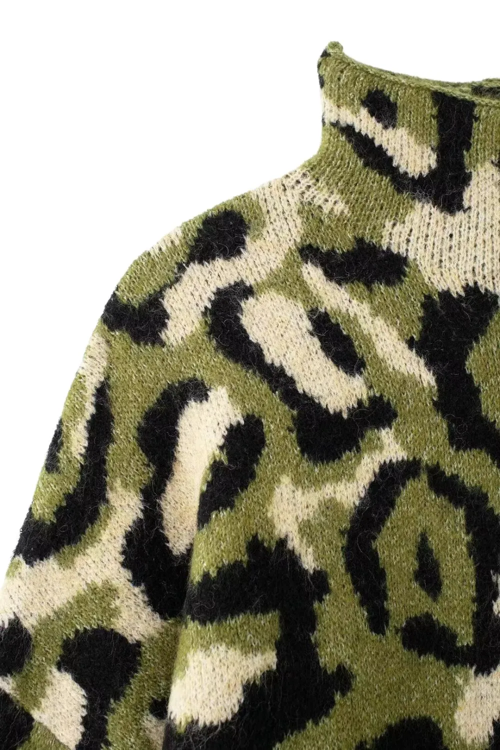 'Emilia 'Animal-Print Jacquard Knitwear