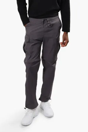 Fahrenheit Zip Off Cargo Parachute Pants - Grey