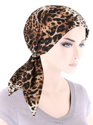 Fashion Scarf Leopard Brown