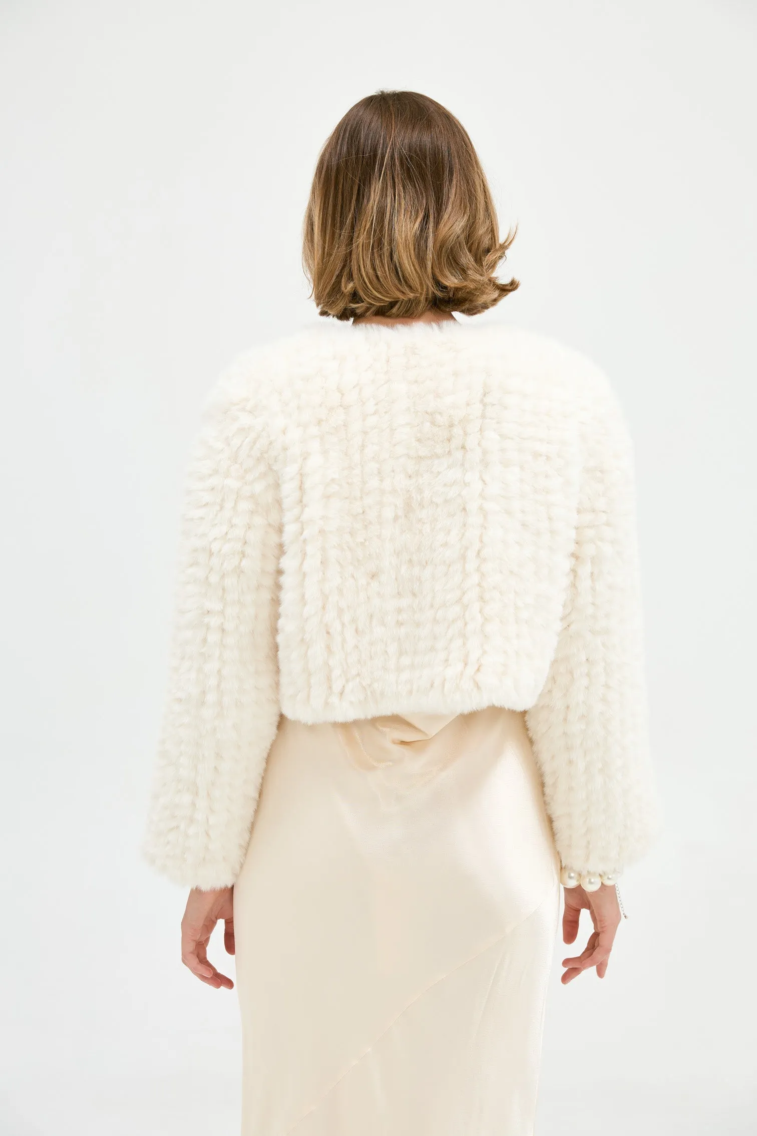 Faux Lola Jacket - Ivory