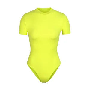 FITS EVERYBODY T-SHIRT BODYSUIT | NEON LIME