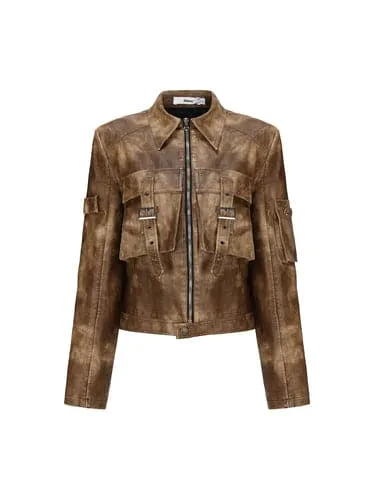 Fleece-Lined & Non-Fleece Leather Jacket