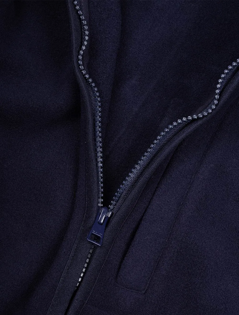 Fleece Zip Jacket Evening Blue