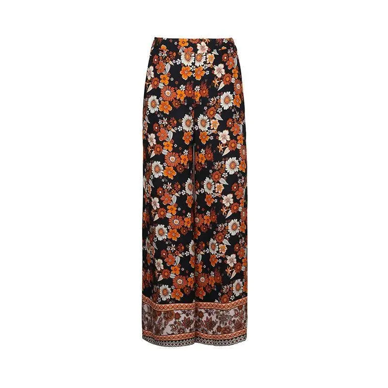 Floral High Waist Pants With Pockets | Shop Now! Flaunt Your Fashion Sense