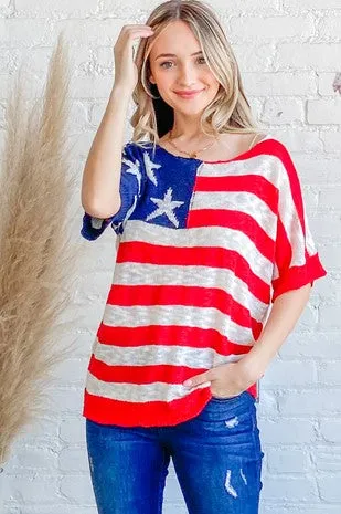 Freedom Forever Dolman Sleeve Sweater