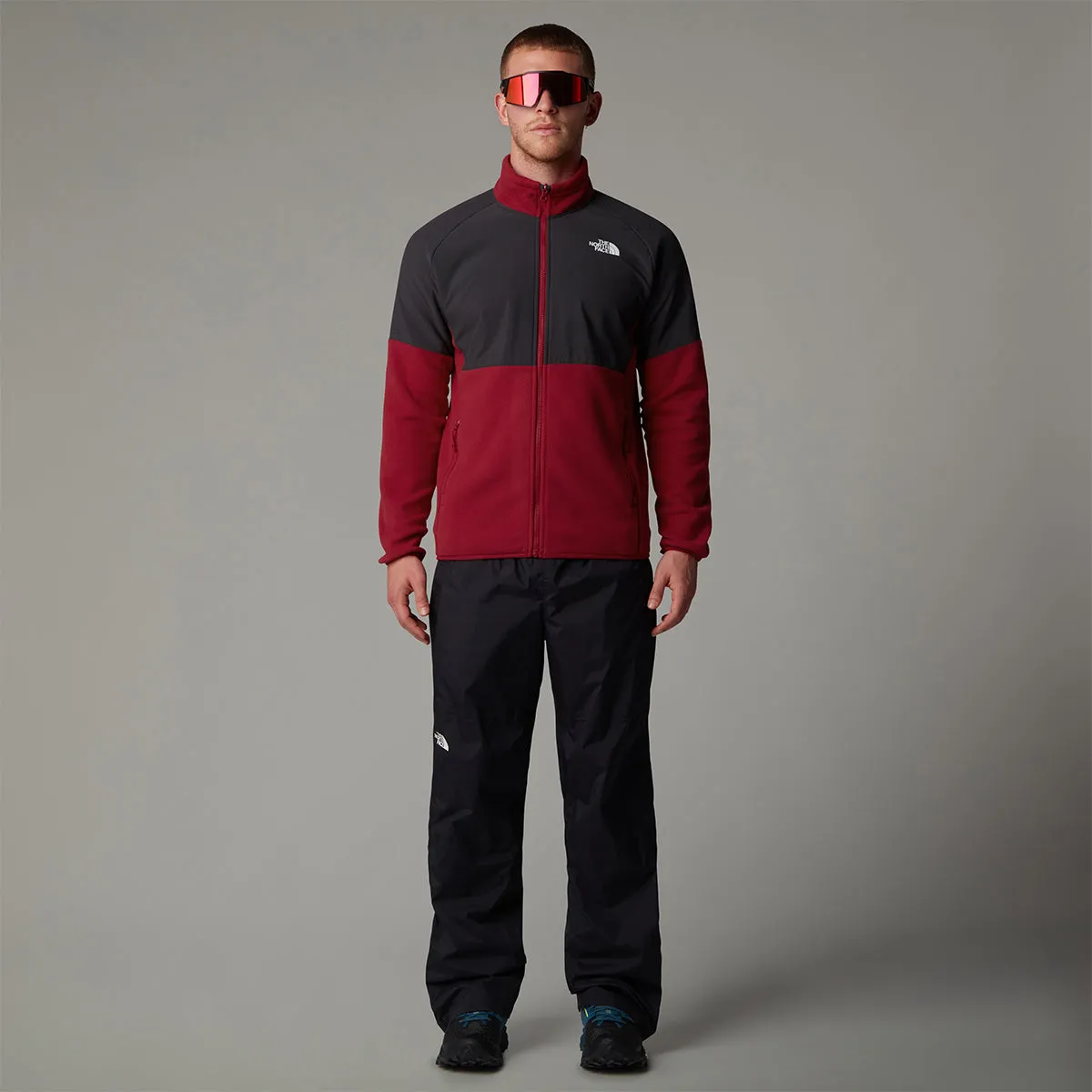 Glacier Heavyweight Full-Zip Fleece - Garnet Red