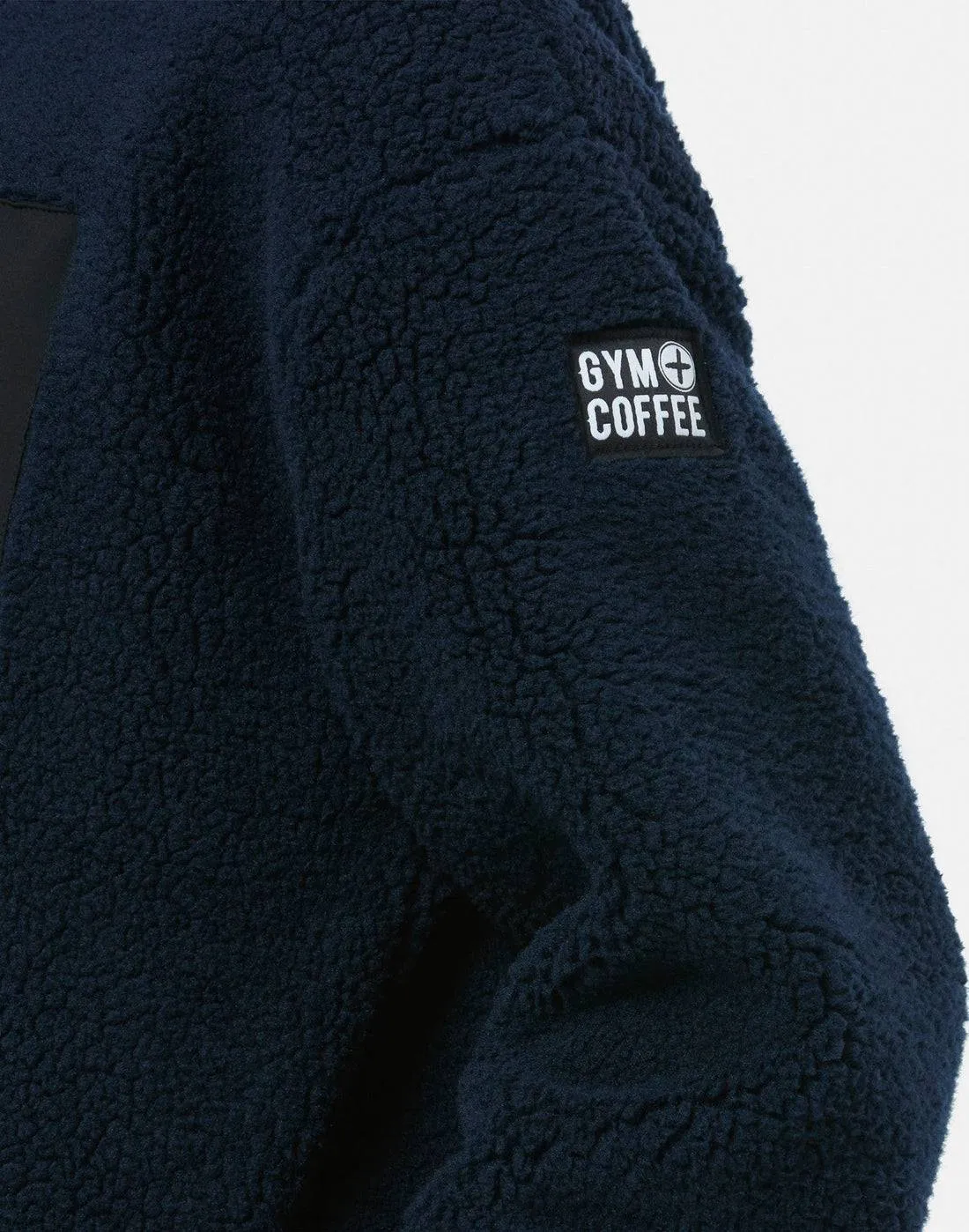 Gym Coffee Industry Fleece Jacket (Unisex) - Navy