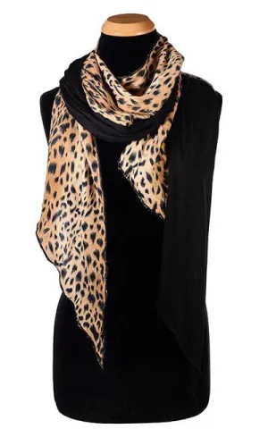 Handkerchief Scarf - Burmese with Abyss Jersey Knit (Limited Availability)