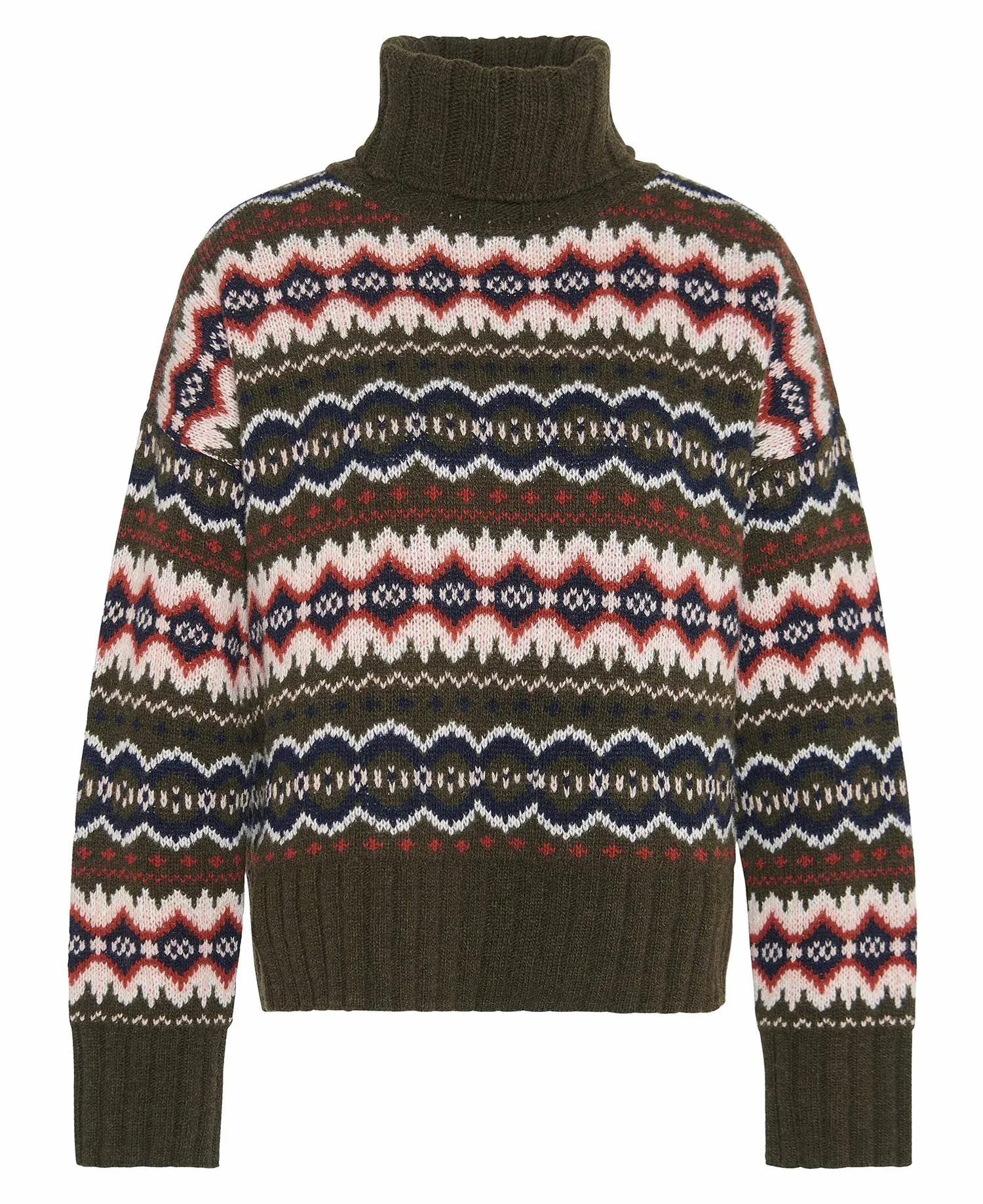 Helen Fair isle Roll-Neck Jumper - Multi