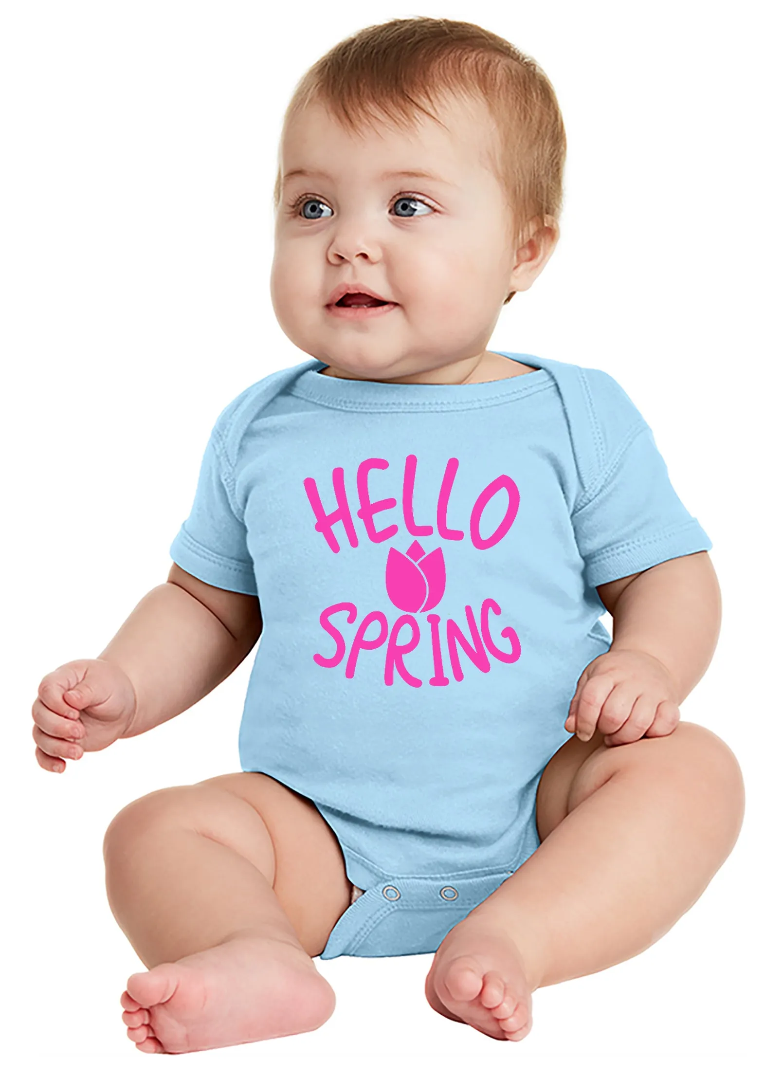 Hello Spring Baby Bodysuit