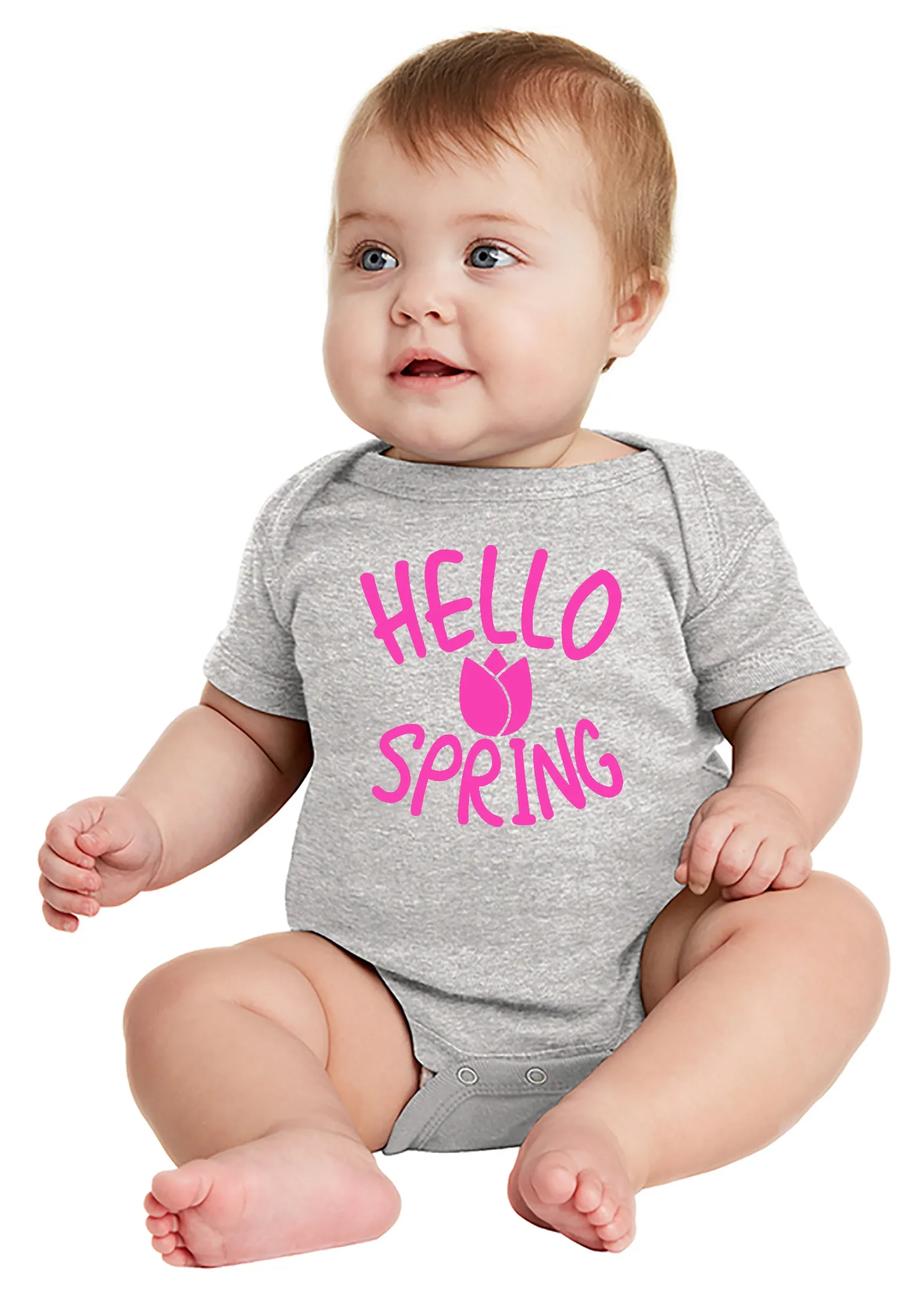 Hello Spring Baby Bodysuit