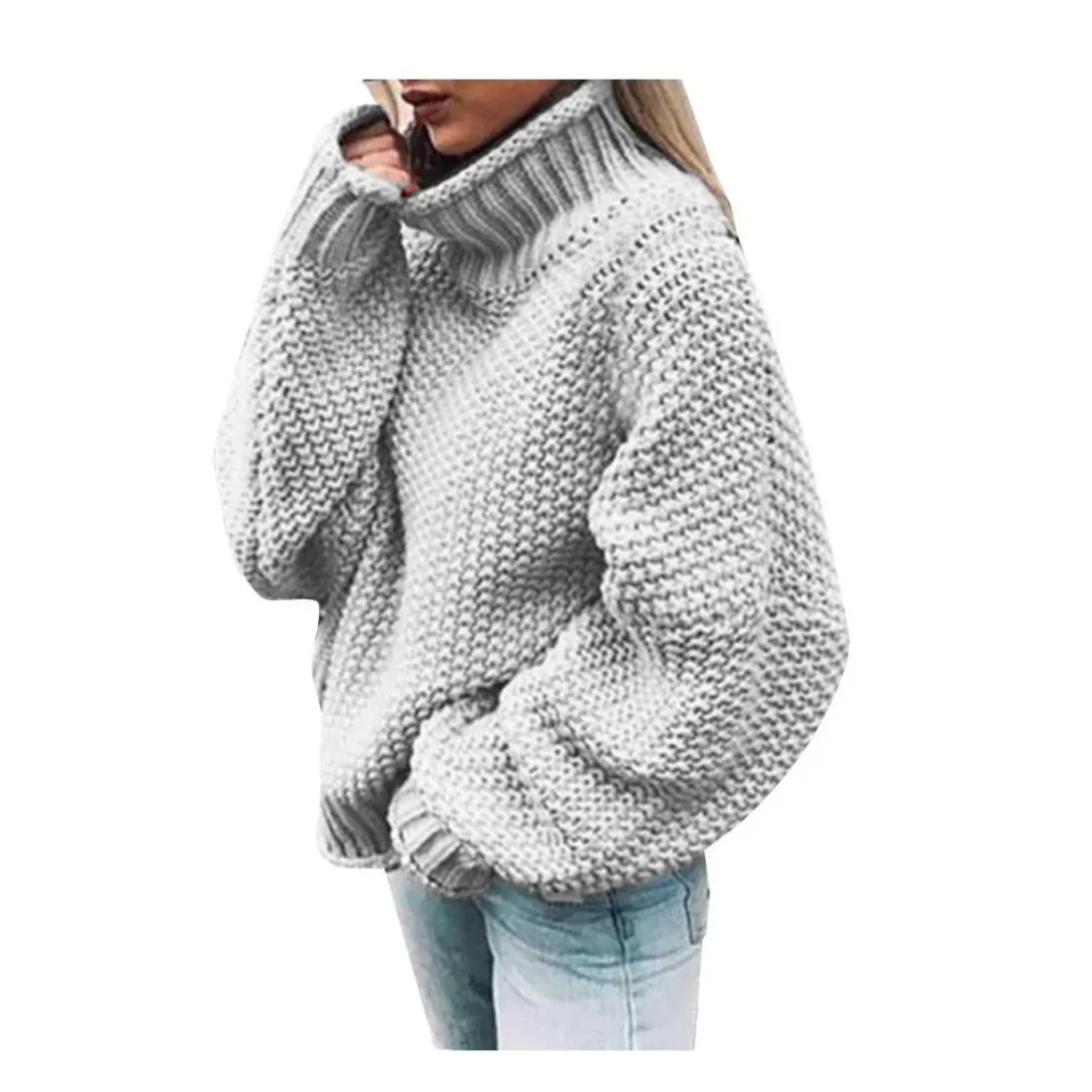 Knitted Turtleneck Sweater