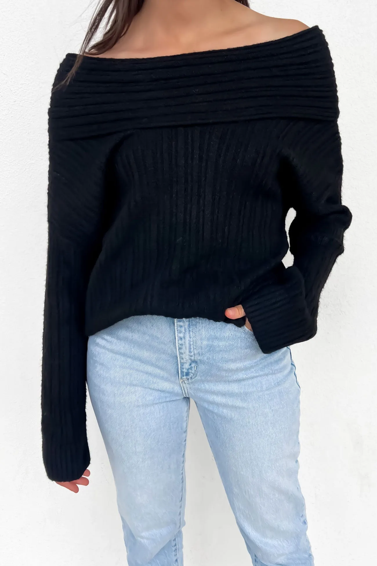 Kristina Knit Jumper Black