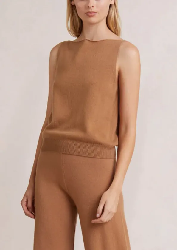 Ladina Knit Top - Camel