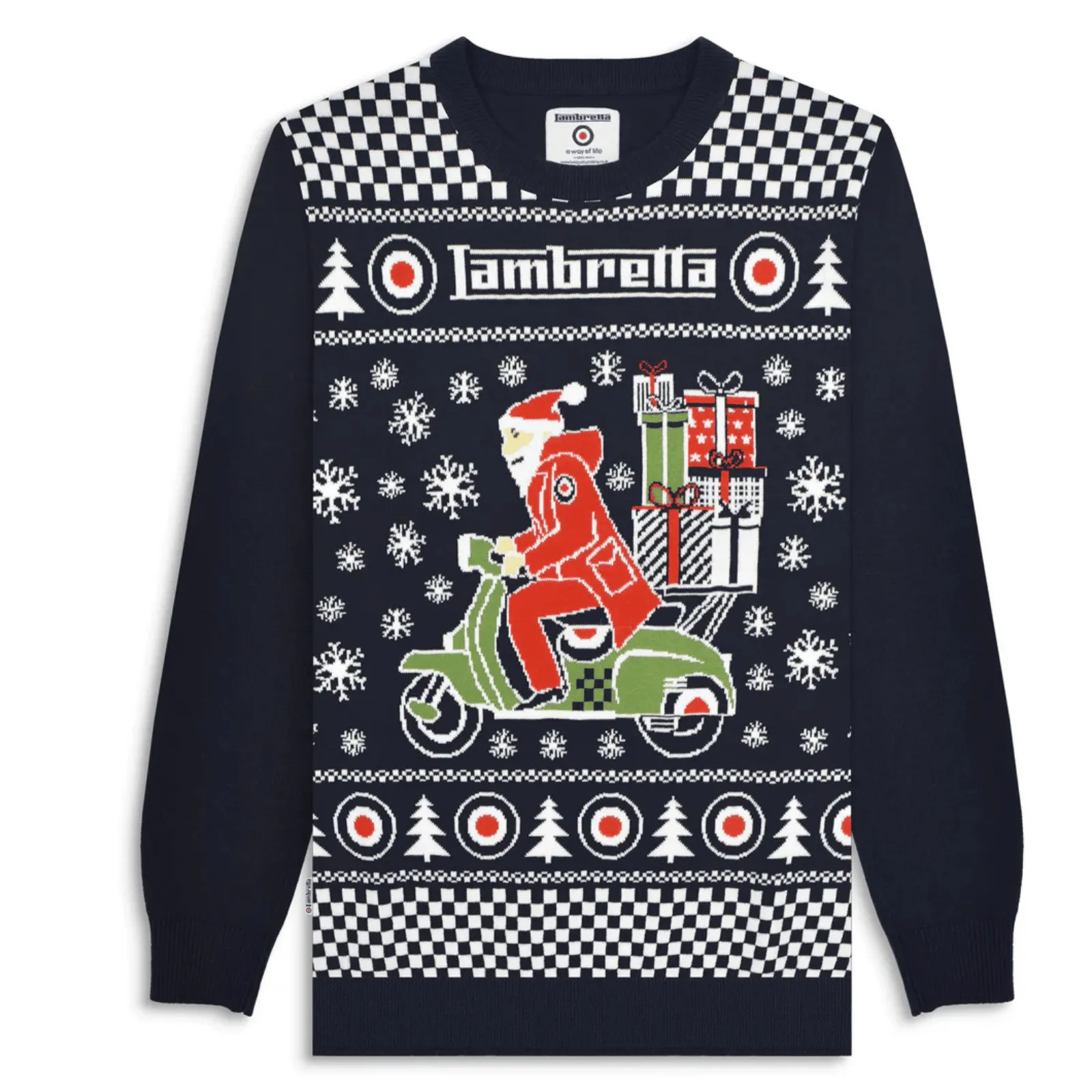 Lambretta Mens Christmas Jumper