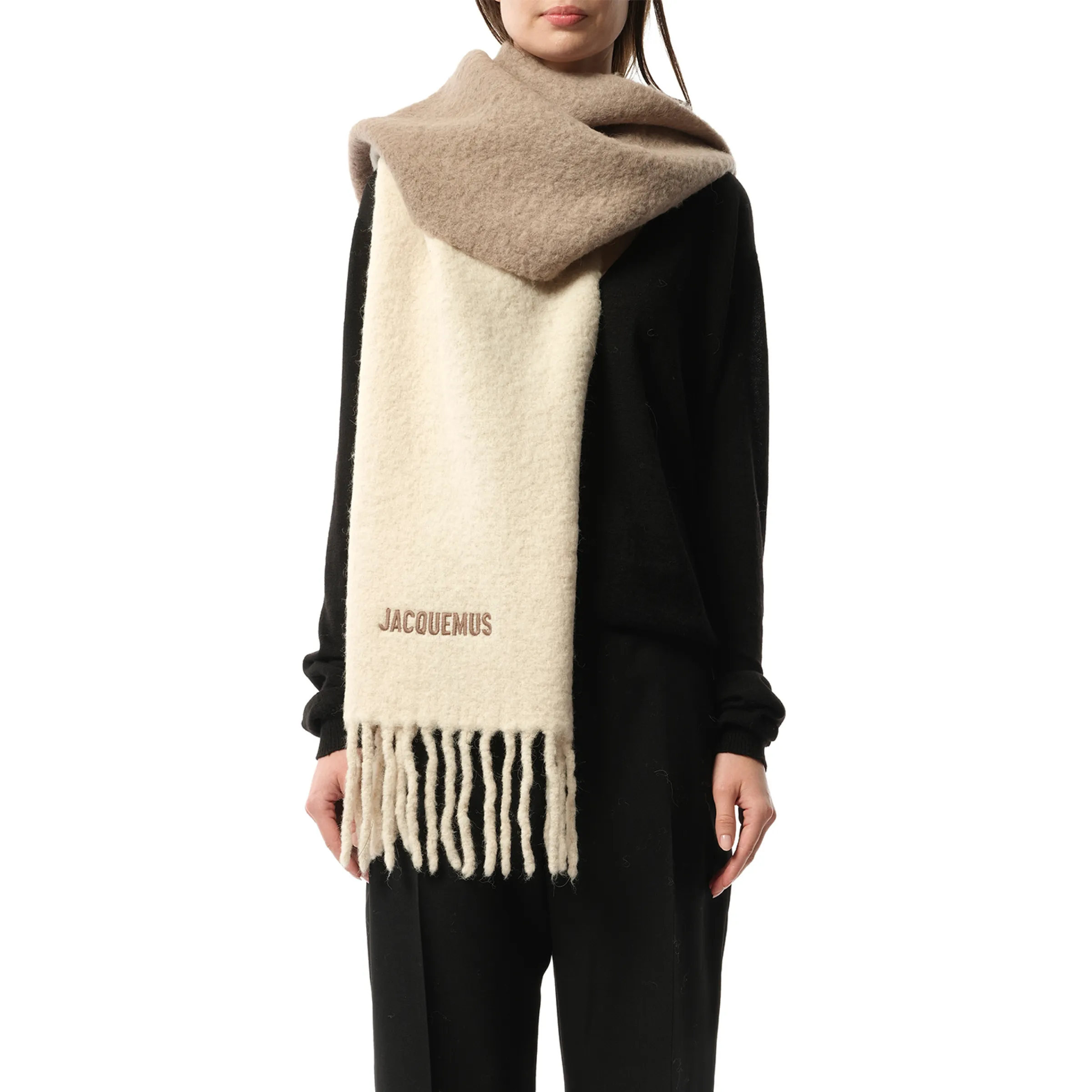 L'echarpe Moisson Scarf in Beige