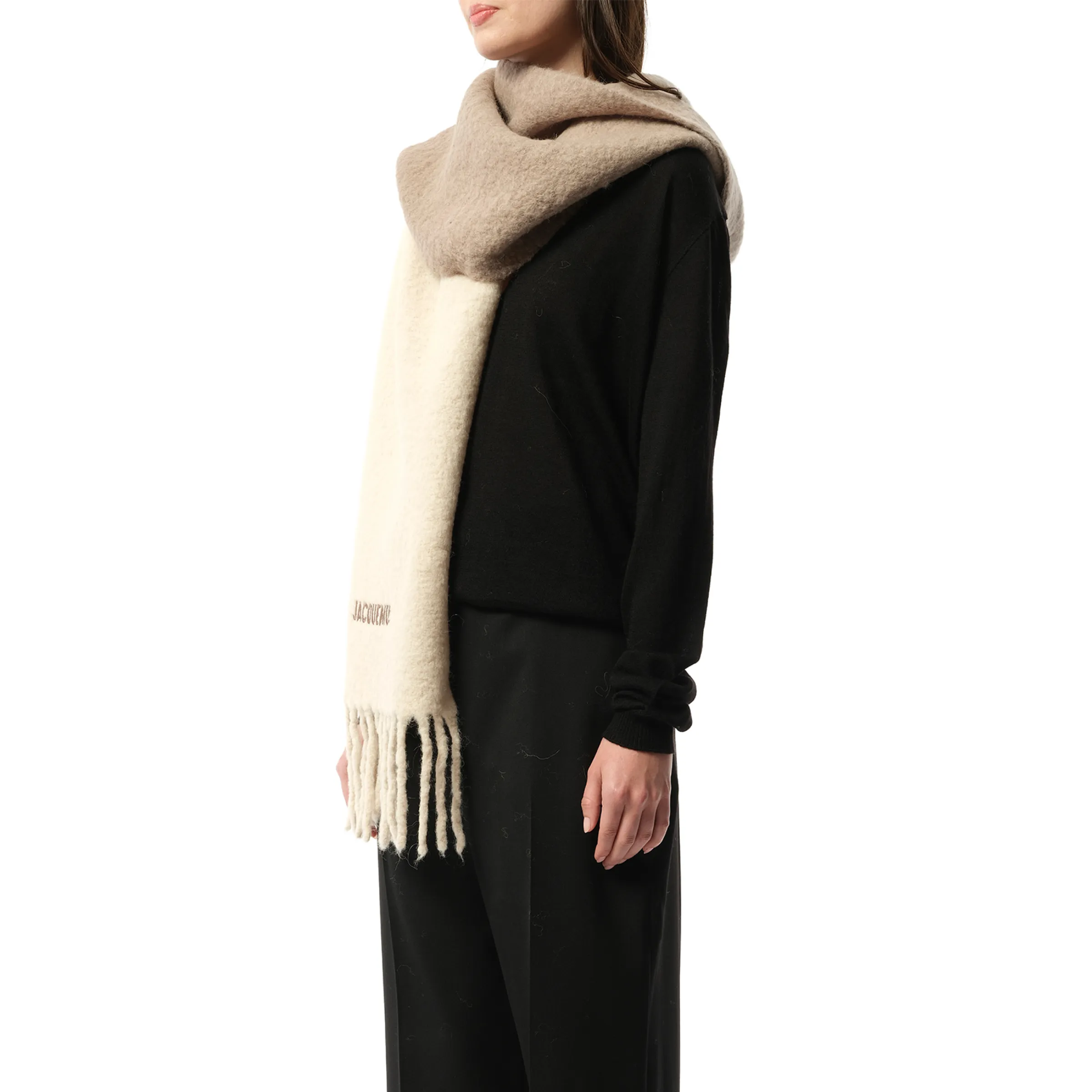 L'echarpe Moisson Scarf in Beige