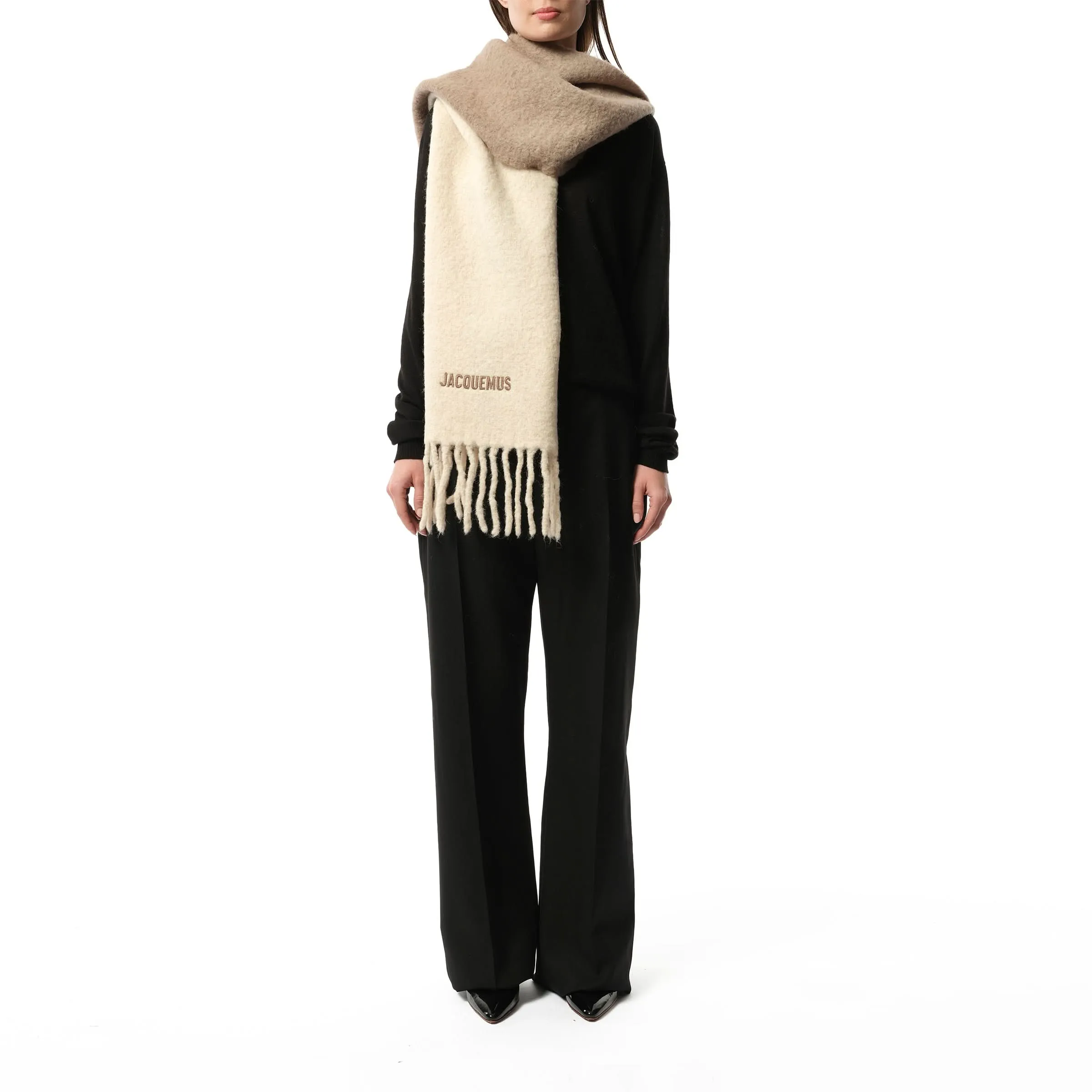 L'echarpe Moisson Scarf in Beige