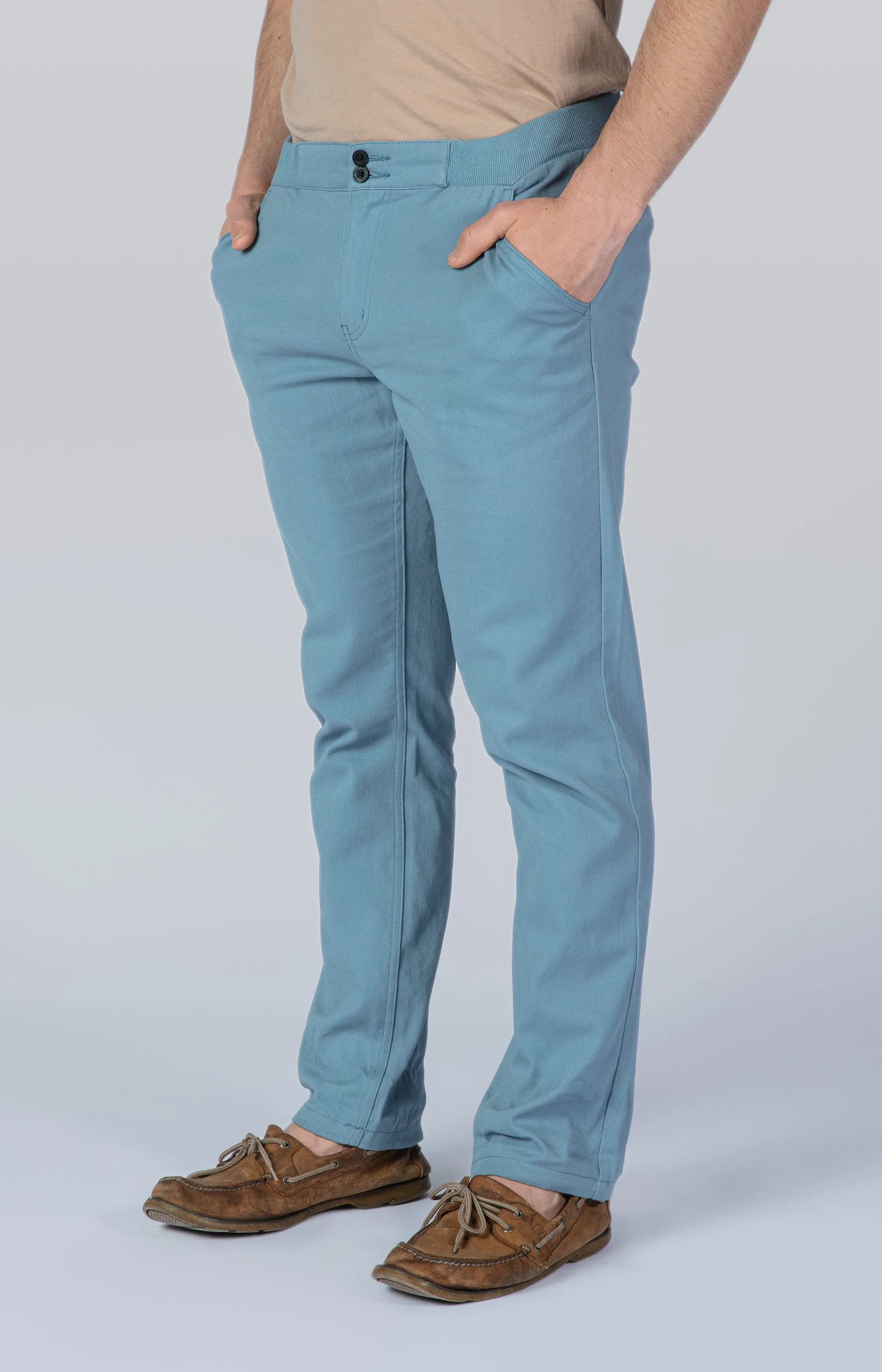 Light Blue Jogger Chinos