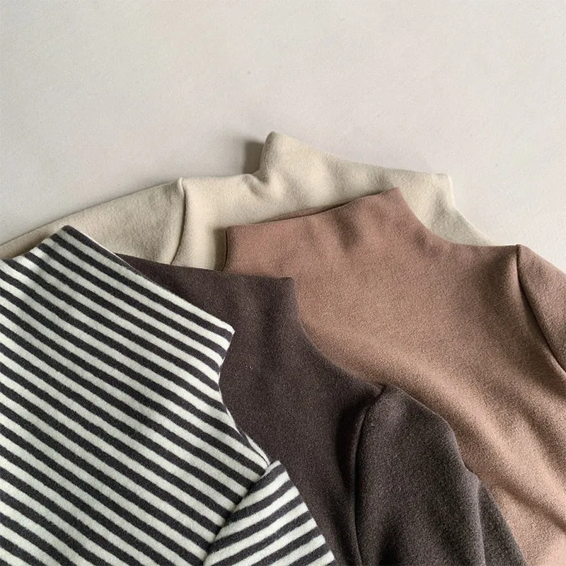 Long-Sleeved Turtleneck Top