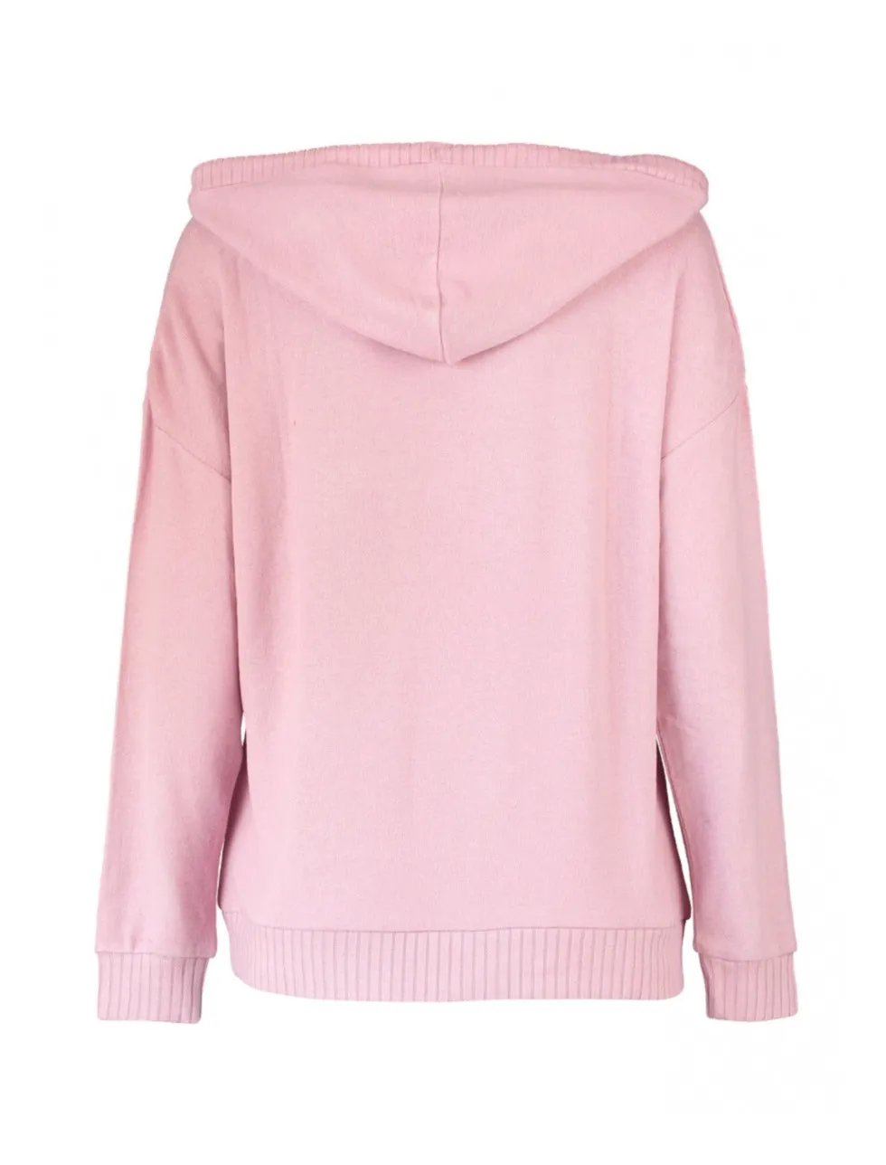 Lyra Old Rose Knitted Hoodie