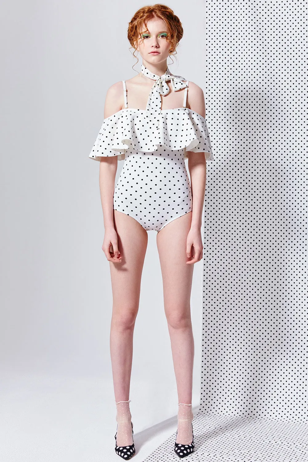 Mackenzie Polka Dot Swimsuit