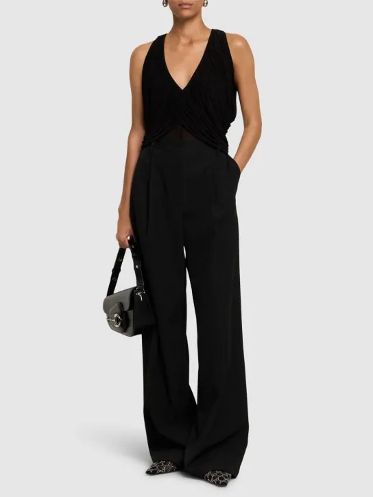 Magda Butrym   Draped jersey bodysuit 