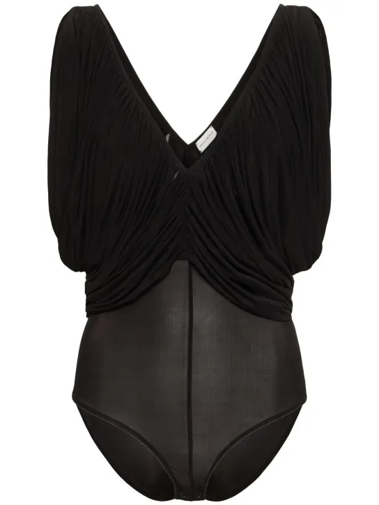 Magda Butrym   Draped jersey bodysuit 