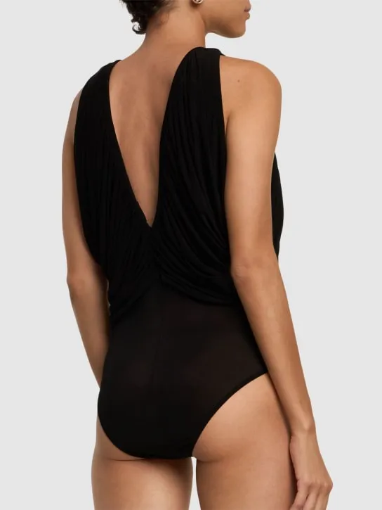 Magda Butrym   Draped jersey bodysuit 