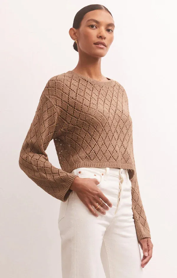 Makenna Crop Sweater | Milkshake