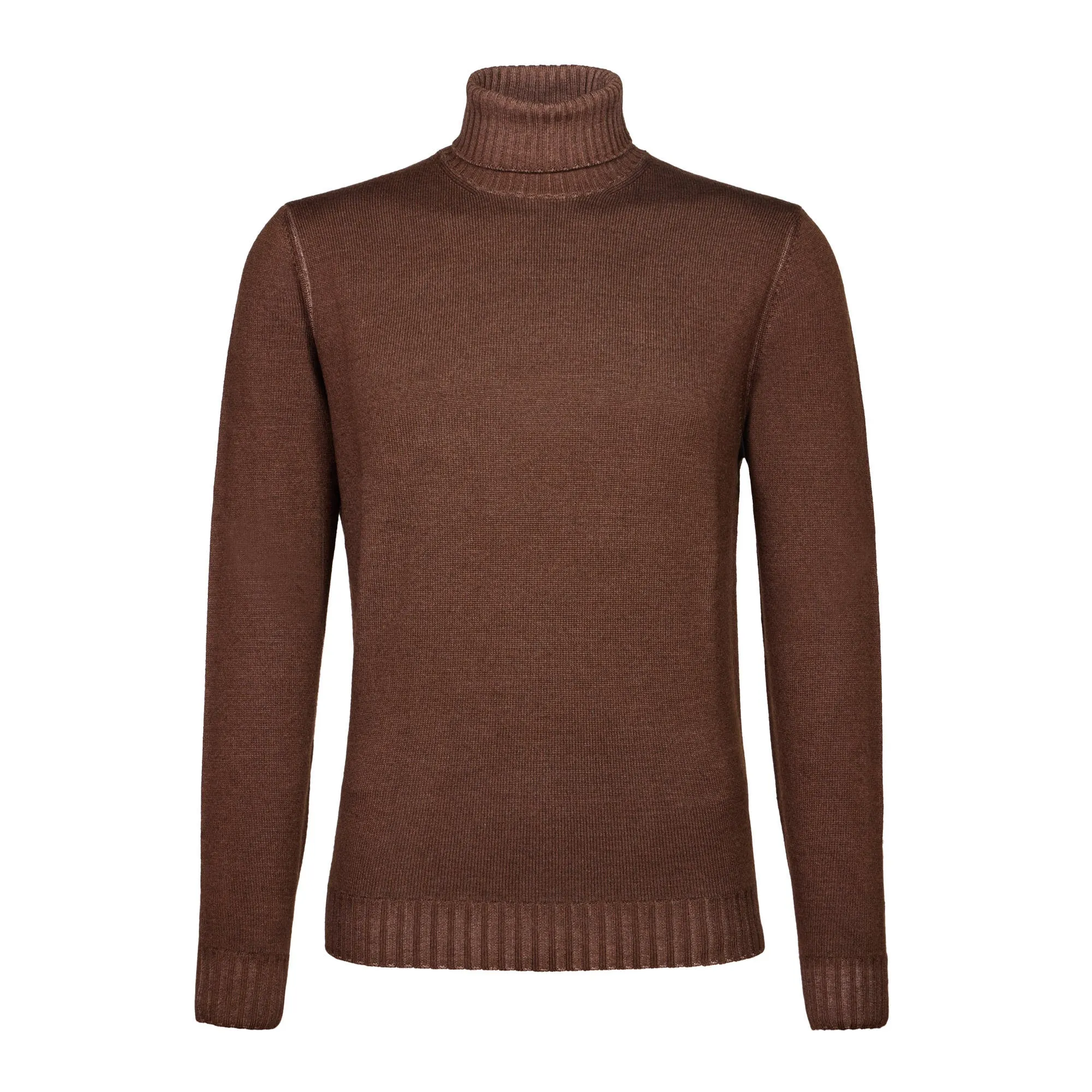 MCKINNON & CO X FERRANTE Merino Turtleneck DARK BROWN