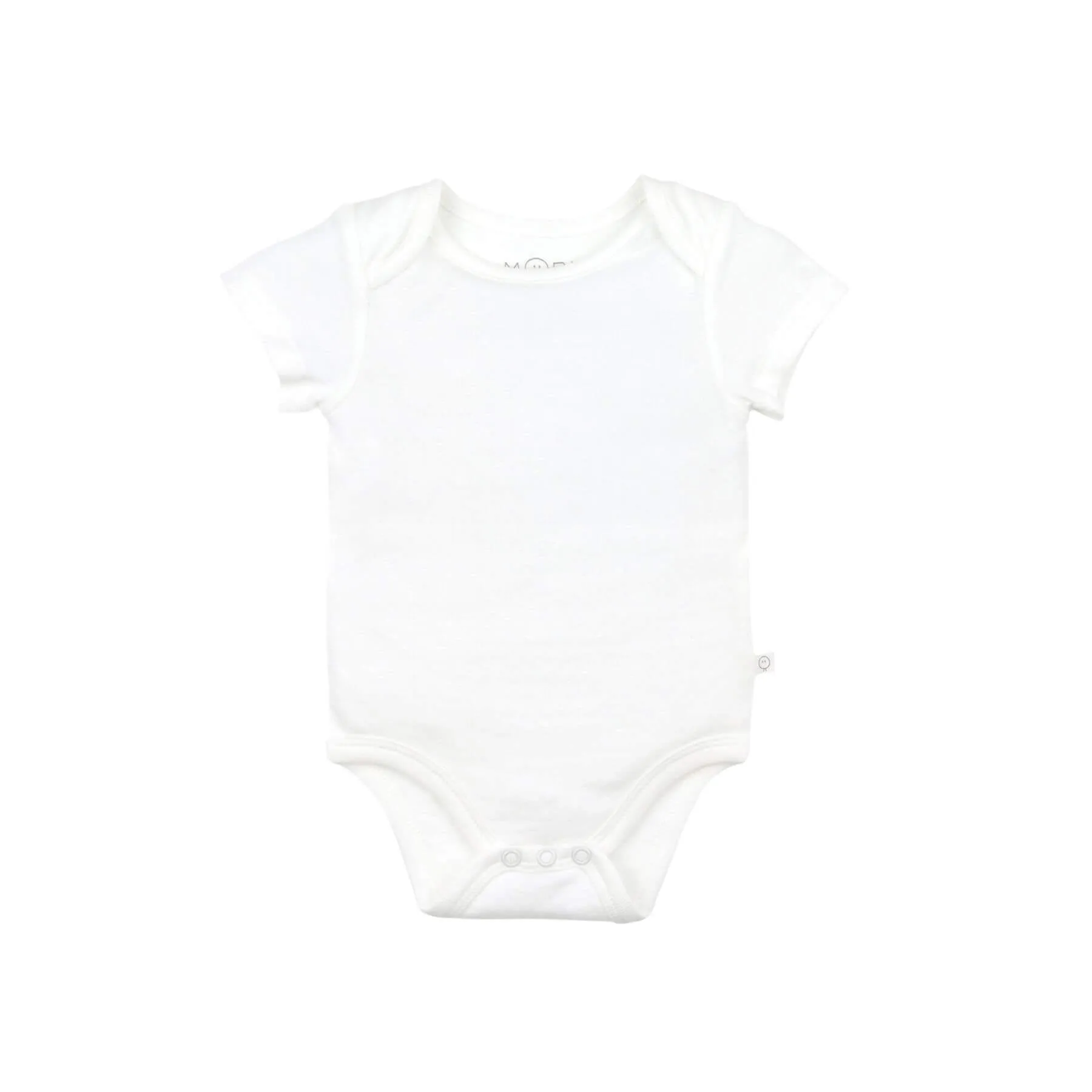 MORI Short Sleeve Bodysuit (White)