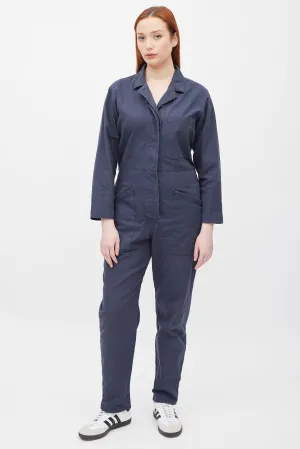 Navy Three Pocket Jumpsuit