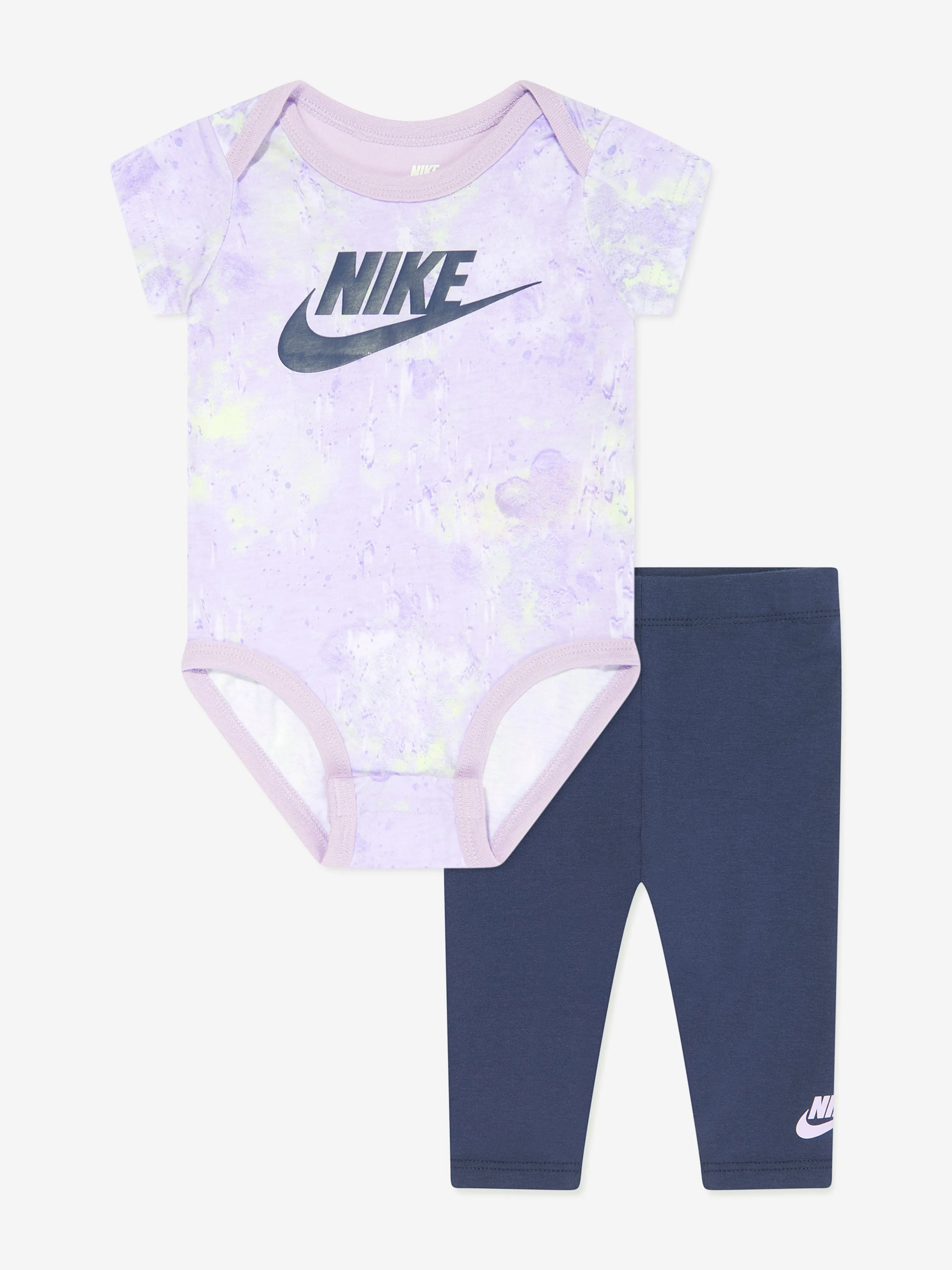 Nike Baby Girls Bodysuit And Leggings Set in Navy