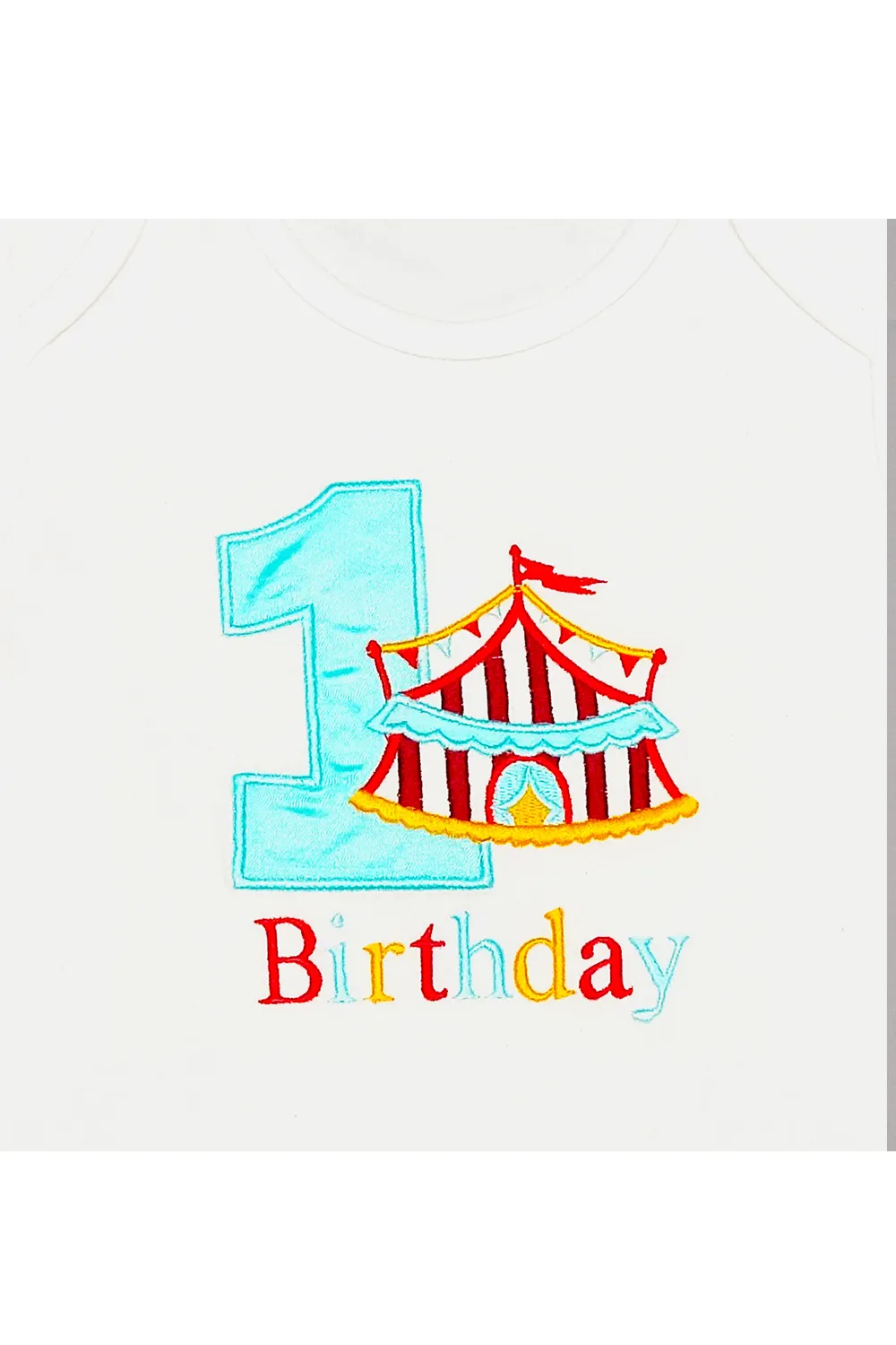 One circus first birthday bodysuit