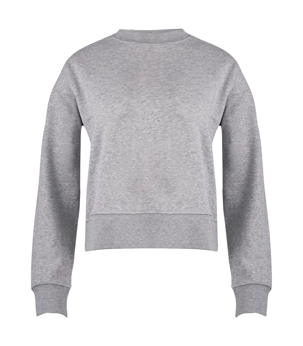 Orion Crop Sweater Heather Grey