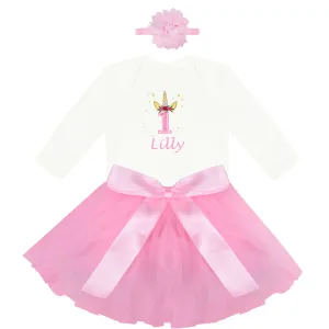 Personalised Baby Birthday Outfit