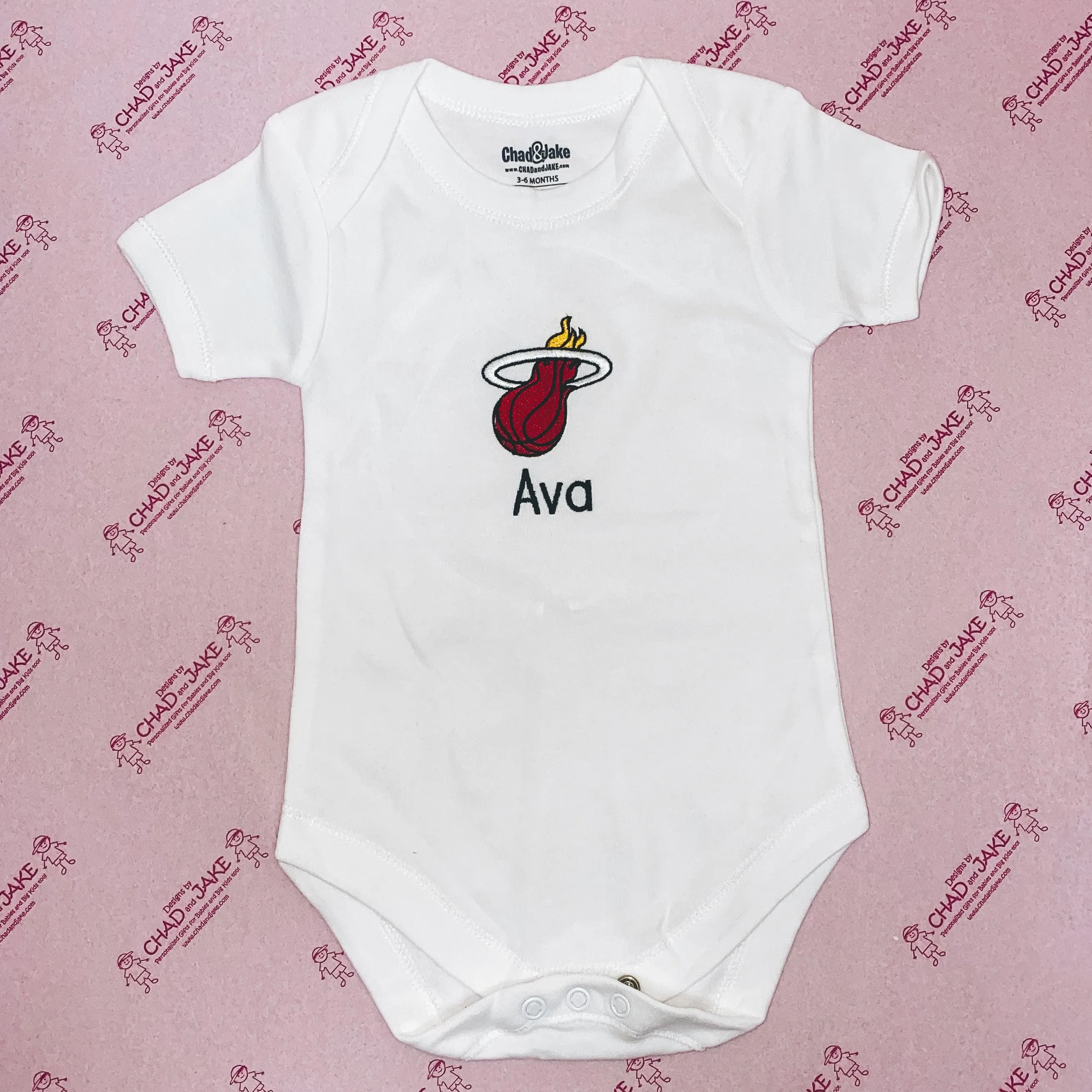 Personalized Miami HEAT Bodysuit