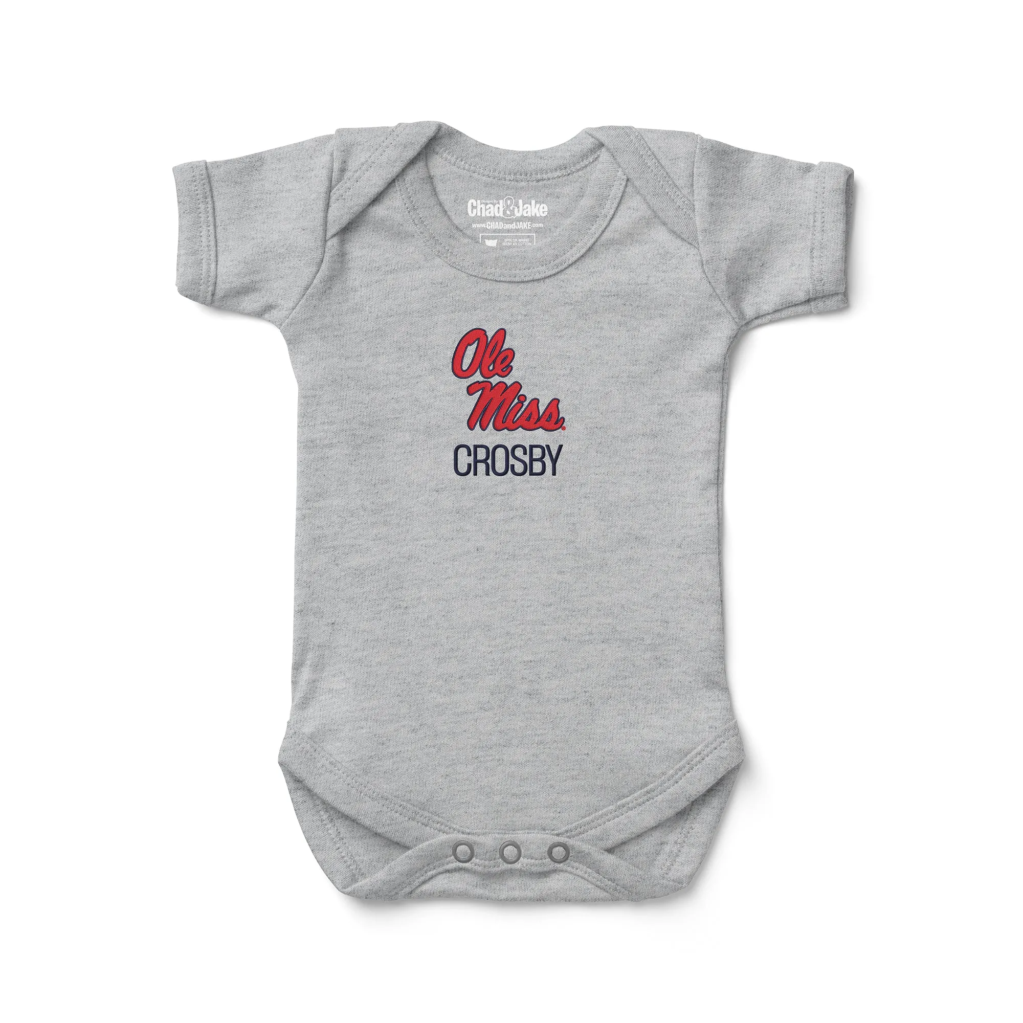 Personalized Ole Miss Rebels Bodysuit