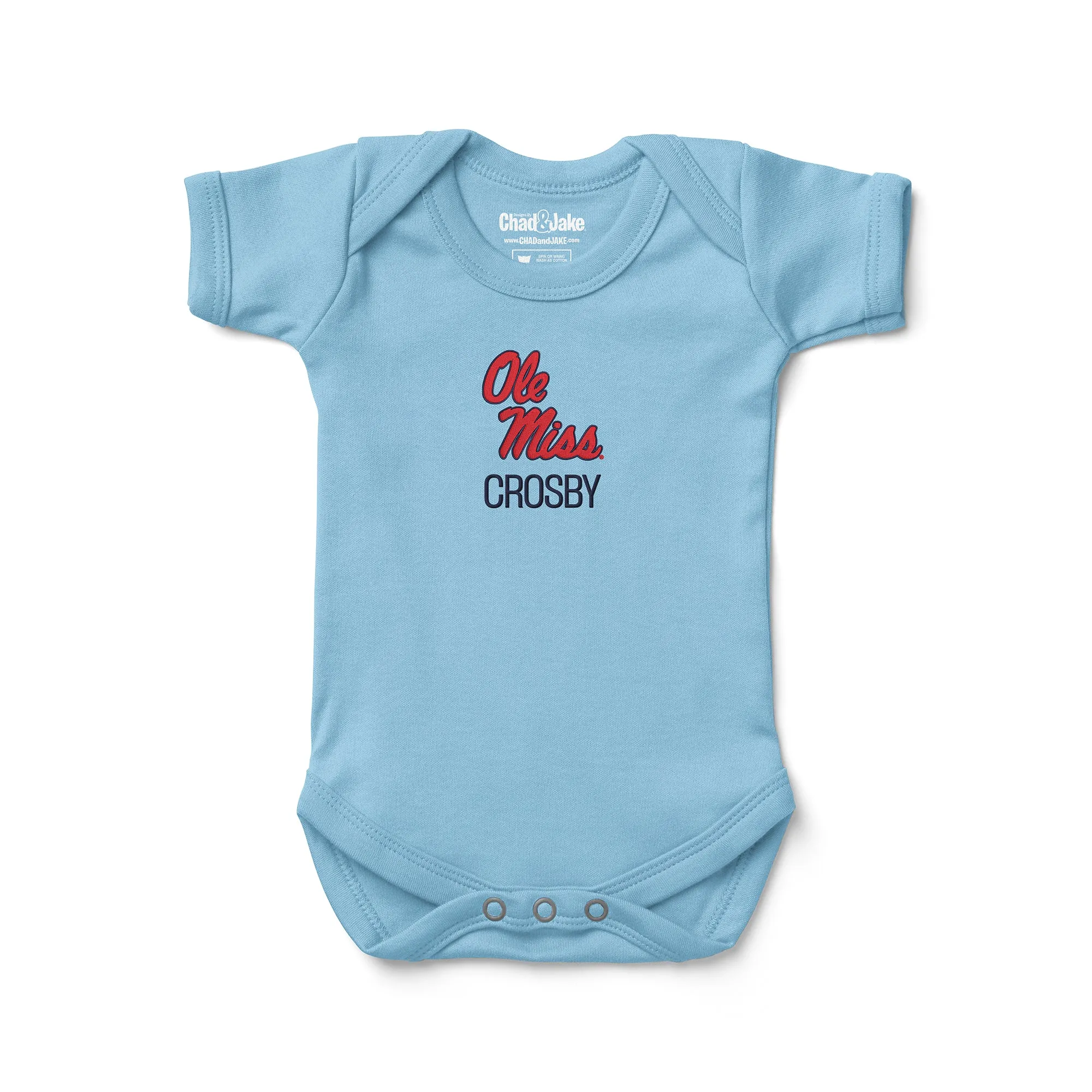 Personalized Ole Miss Rebels Bodysuit