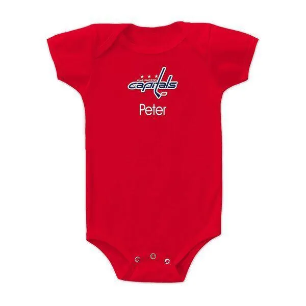 Personalized Washington Capitals Bodysuit