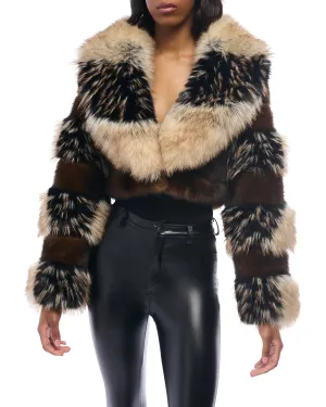 PORTIA-FUR FAUX FUR JACKET