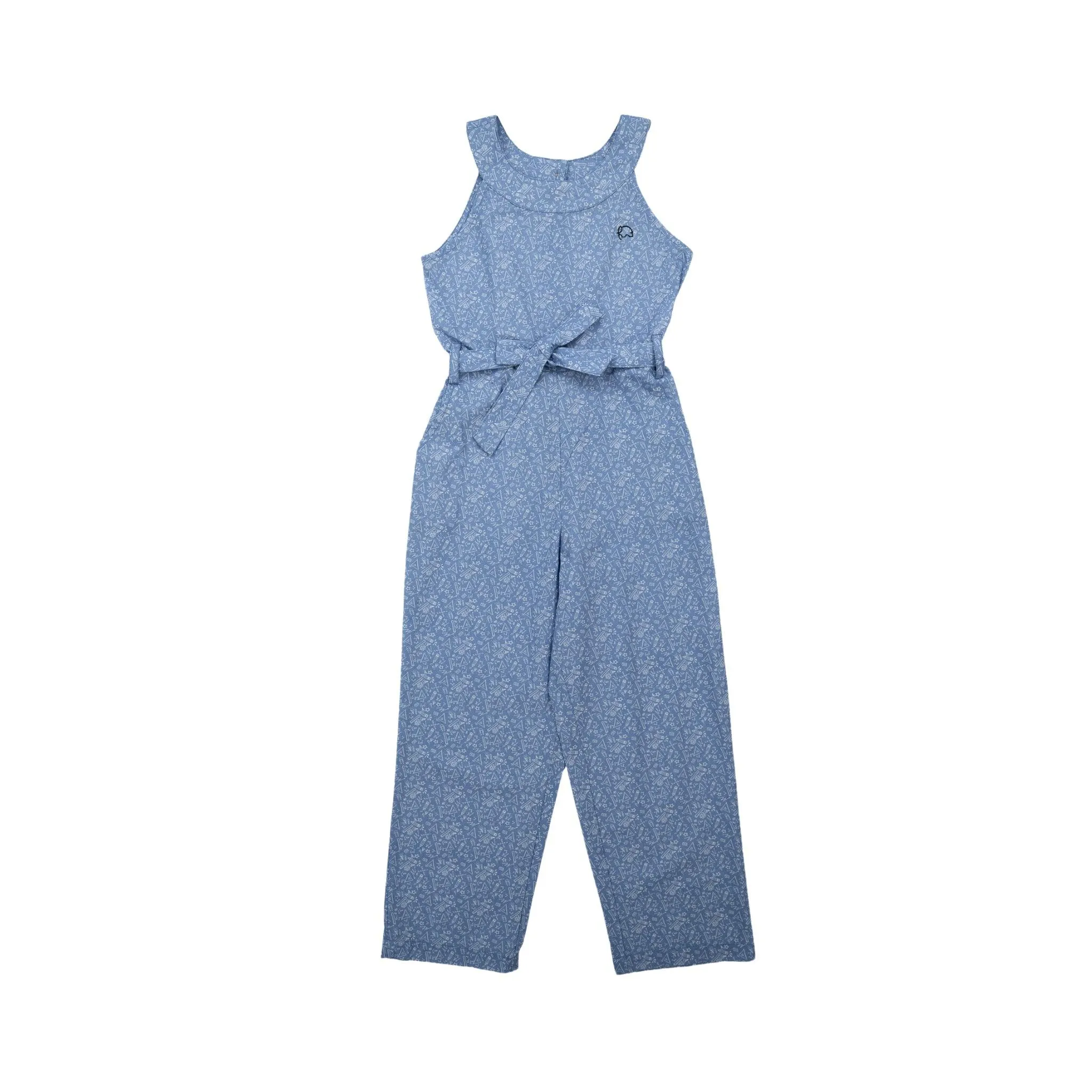 Purple Impression Cotton Jumpsuit for kids