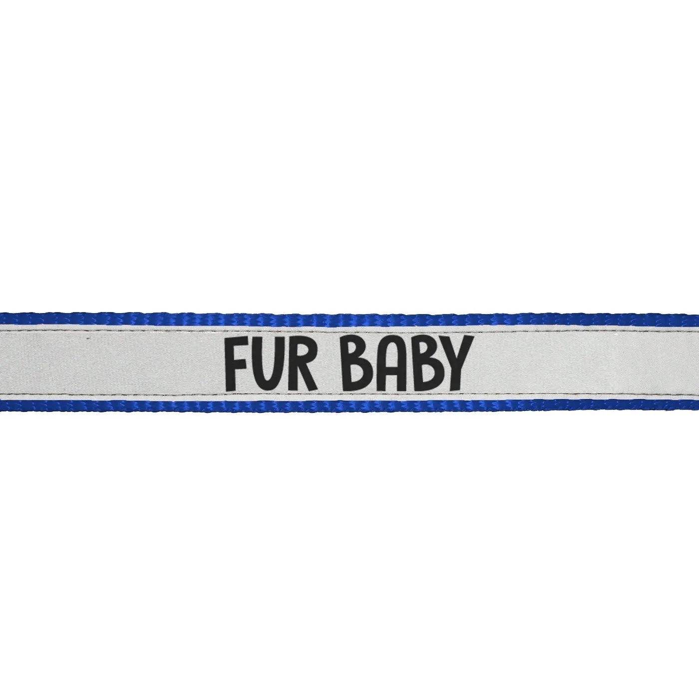 "Fur Baby" Printed Reflective Nylon Neck Belt Adjustable Cat Collar