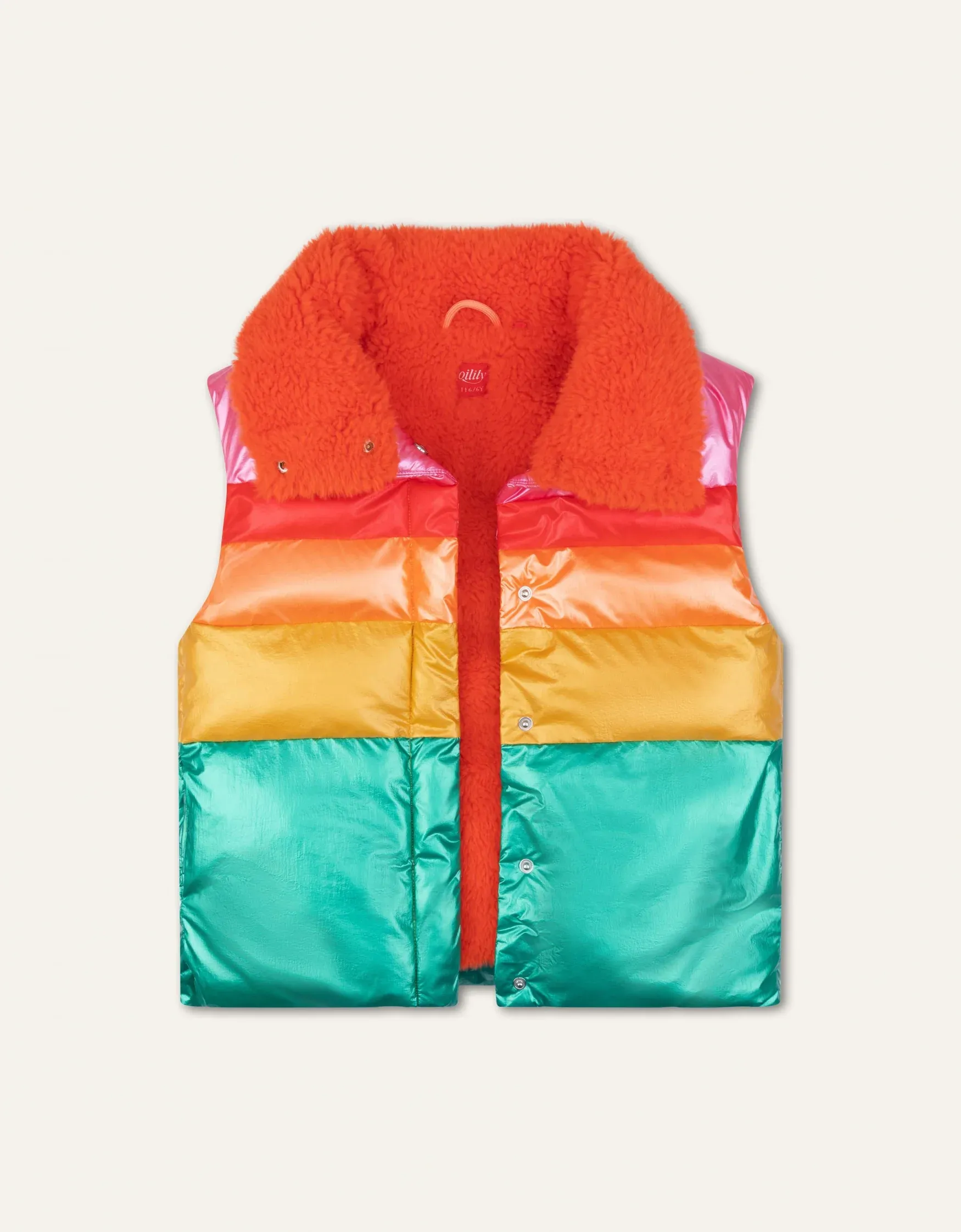 Rainbow Puffer Vest