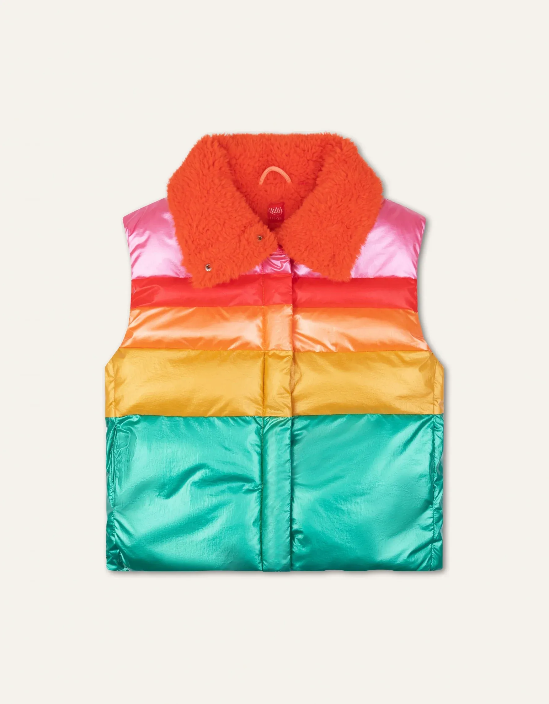 Rainbow Puffer Vest